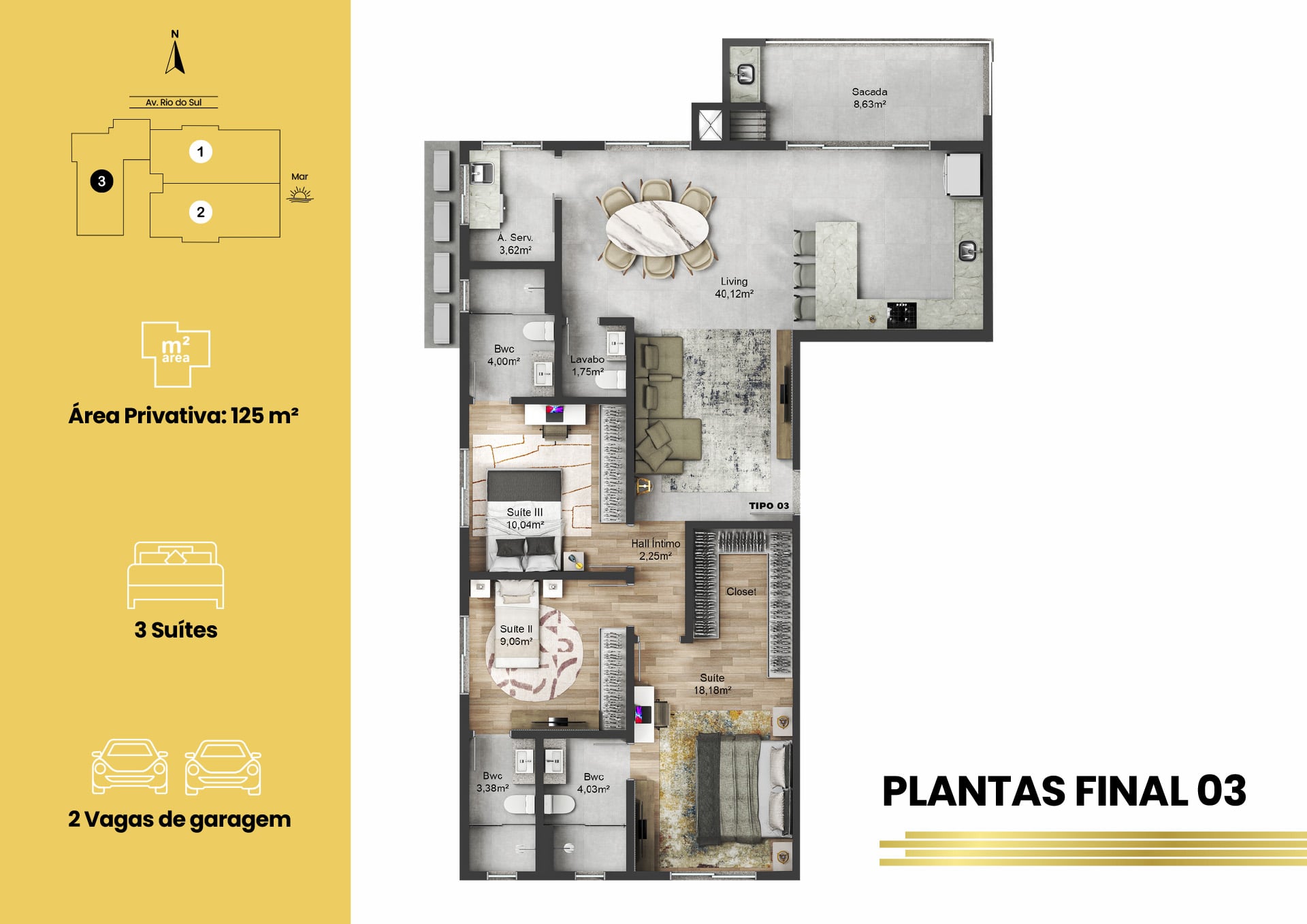 Diamond Tower | Barra Velha | Planta C